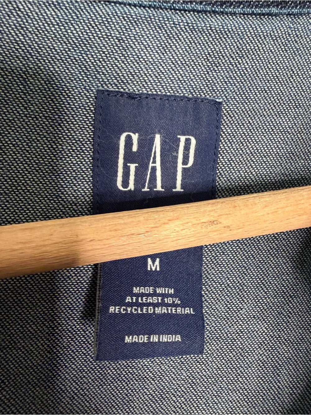 Gap Western Pleated Denim Midi Dress Dark Wash Size Medium - Picture 7 of 8